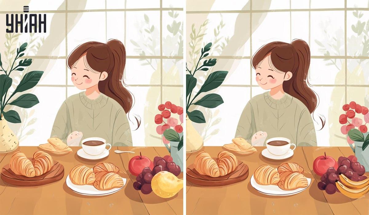 Find fire forskelle på billedet / Moje foto